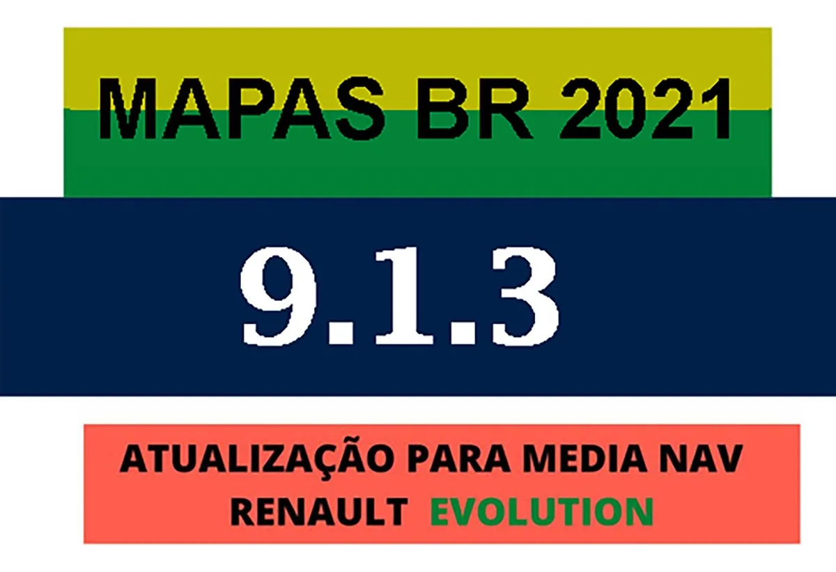 Atualização Mapa Brasil 2021 - Renault Media Nav Imagem