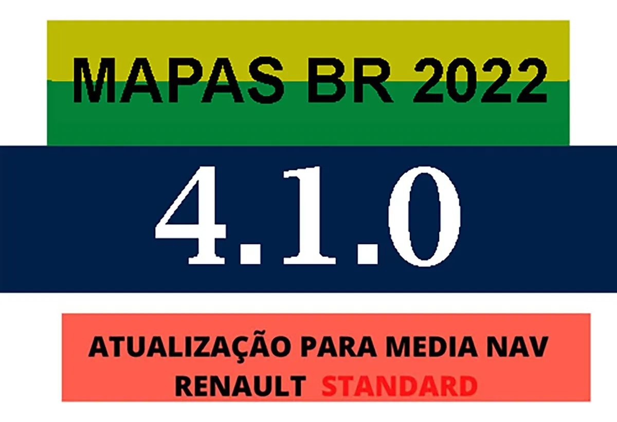 Atualização Mapa Brasil 2022 - Renault Media Nav Imagem