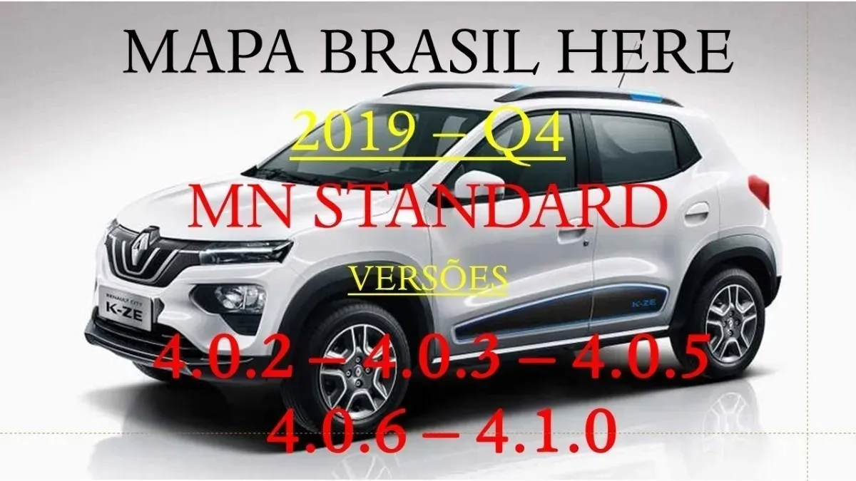 Atualização Mapa Brasil 2019 - Renault Media Nav