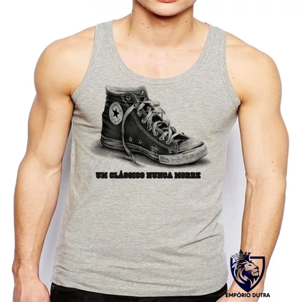 Camiseta Regata adulto ou infantil Clássico nunca morre all star