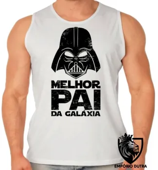 Camiseta Regata adulto ou infantil Darth vader melhor pai da galaxia - Foto 2