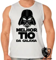 Camiseta Regata adulto ou infantil darth vader melhor tio galaxia star wars - Foto 2