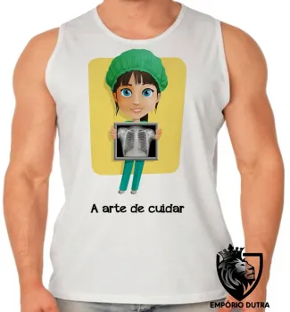 Camiseta Regata adulto ou infantil Enfermagem arte cuidar - Foto 2