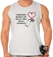 Camiseta Regata adulto ou infantil Enfermagem comprimidos - Foto 2