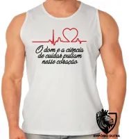 Camiseta Regata adulto ou infantil Enfermagem dom ciência - Foto 2