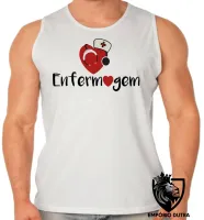 Camiseta Regata adulto ou infantil Enfermagem enfermeira love esteto - Foto 2
