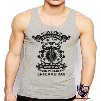 Camiseta Regata adulto ou infantil Enfermagem enfermeira melhores