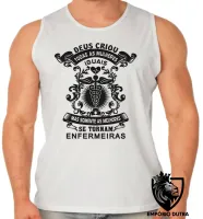Camiseta Regata adulto ou infantil Enfermagem enfermeira melhores - Foto 2