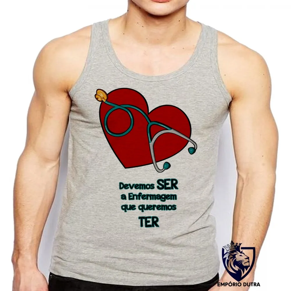 Camiseta Regata adulto ou infantil Enfermagem ser ter