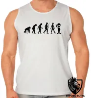 Camiseta Regata adulto ou infantil evolução alien et - Foto 2