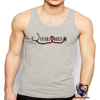 Camiseta Regata adulto ou infantil future nurse enfermagem enfermeira