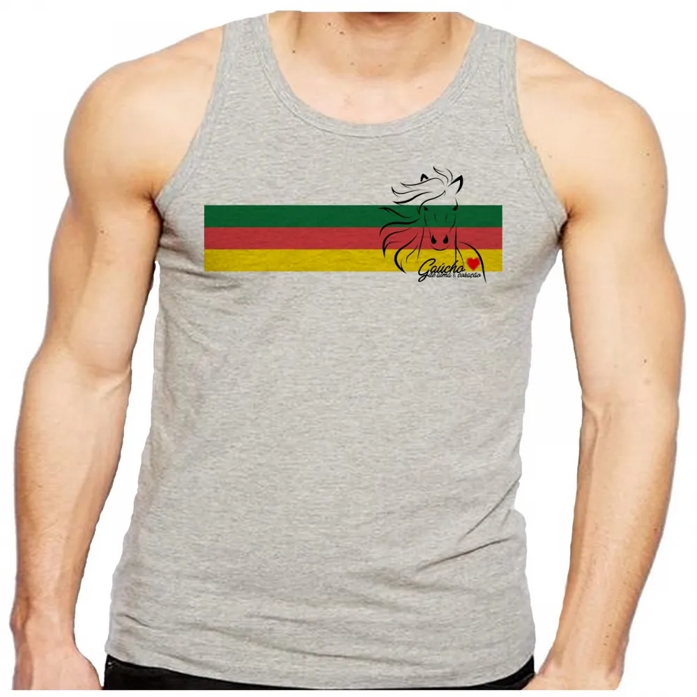 Camiseta Regata adulto ou infantil Gaúcho rio grande do sul rs Imagem