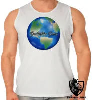 Camiseta Regata adulto ou infantil Gratidão Gaia planeta terra - Foto 2
