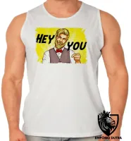 Camiseta Regata adulto ou infantil Hipster Hey you - Foto 2