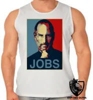Camiseta Regata adulto ou infantil Steve Jobs apple - Foto 2