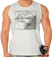 Camiseta Regata adulto ou infantil Linhas férreas Rio Grande do Sul antigo trem RS - Foto 2