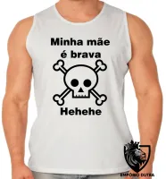 Camiseta Regata adulto ou infantil Mãe brava presente dia das mães - Foto 2
