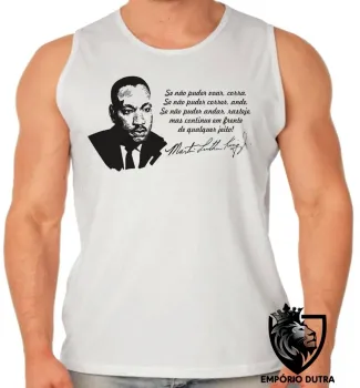 Camiseta Regata adulto ou infantil Martin Luther King frase - Foto 2