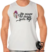 Camiseta Regata adulto ou infantil Me poupe raiva hoje unicórnio bipolar - Foto 2