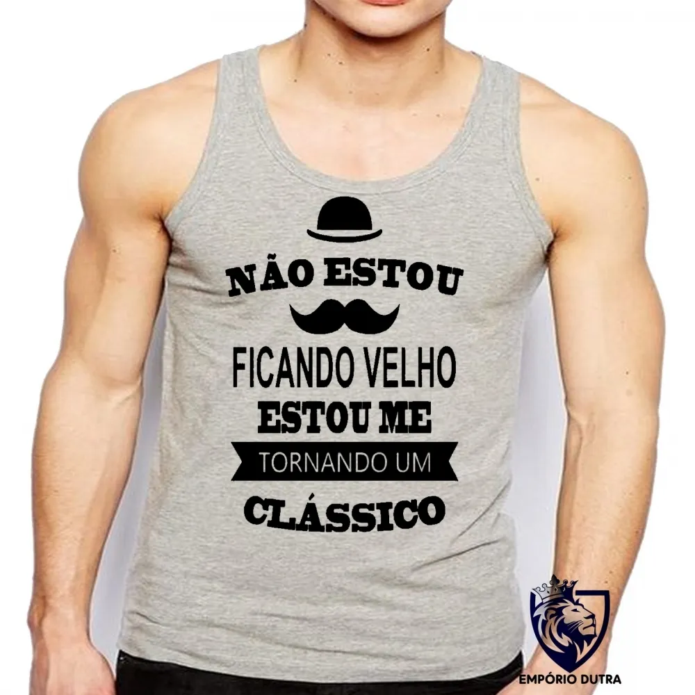 Camiseta Regata adulto ou infantil Não estou ficando velho classico Pai Avô Imagem