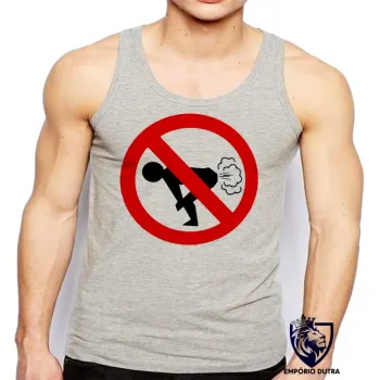 Camiseta Regata adulto ou infantil Não peide perto de mim peido pum