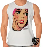 Camiseta Regata adulto ou infantil No I Cant garota chorando menina girl - Foto 2