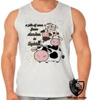 Camiseta Regata adulto ou infantil pilha de vacas gado boiada - Foto 2