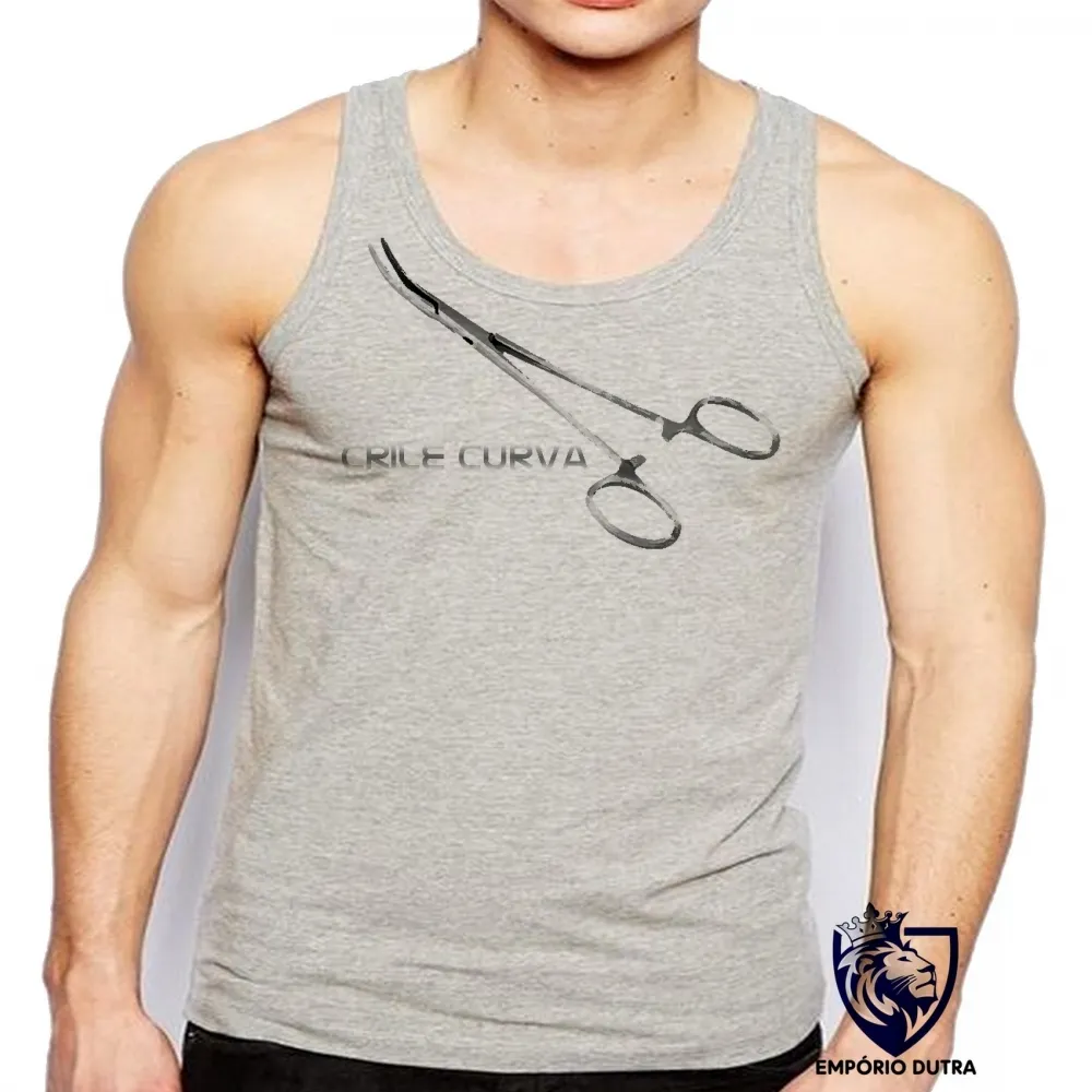 Camiseta Regata adulto ou infantil pinça medico enfermeira enfermagem Imagem