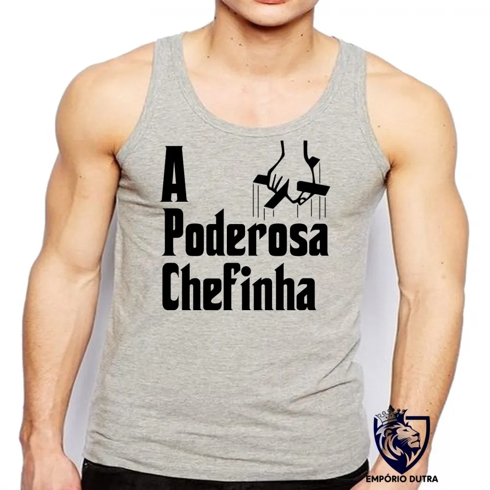 Camiseta Regata adulto ou infantil Poderosa Chefinha Imagem