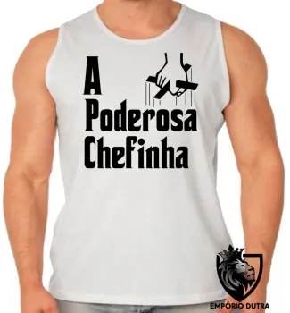 Camiseta Regata adulto ou infantil Poderosa Chefinha - Foto 2