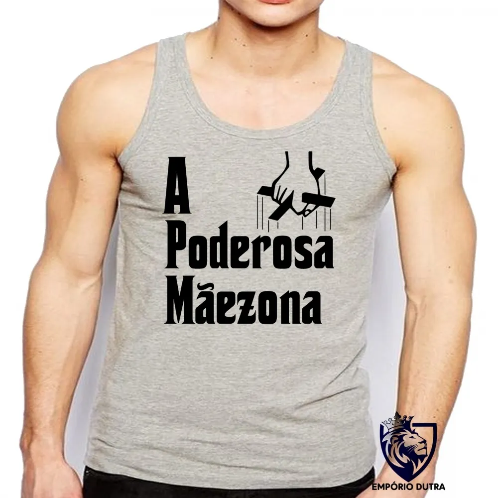 Camiseta Regata adulto ou infantil Poderosa Mãezona Imagem