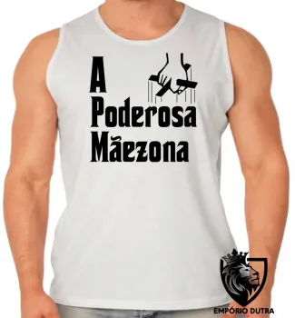 Camiseta Regata adulto ou infantil Poderosa Mãezona - Foto 2