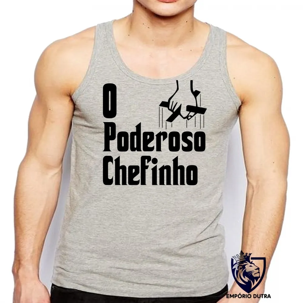 Camiseta Regata adulto ou infantil Poderoso Chefinho Imagem