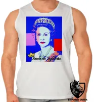 Camiseta Regata adulto ou infantil Rainha da Inglaterra Elizabeth jovem - Foto 2