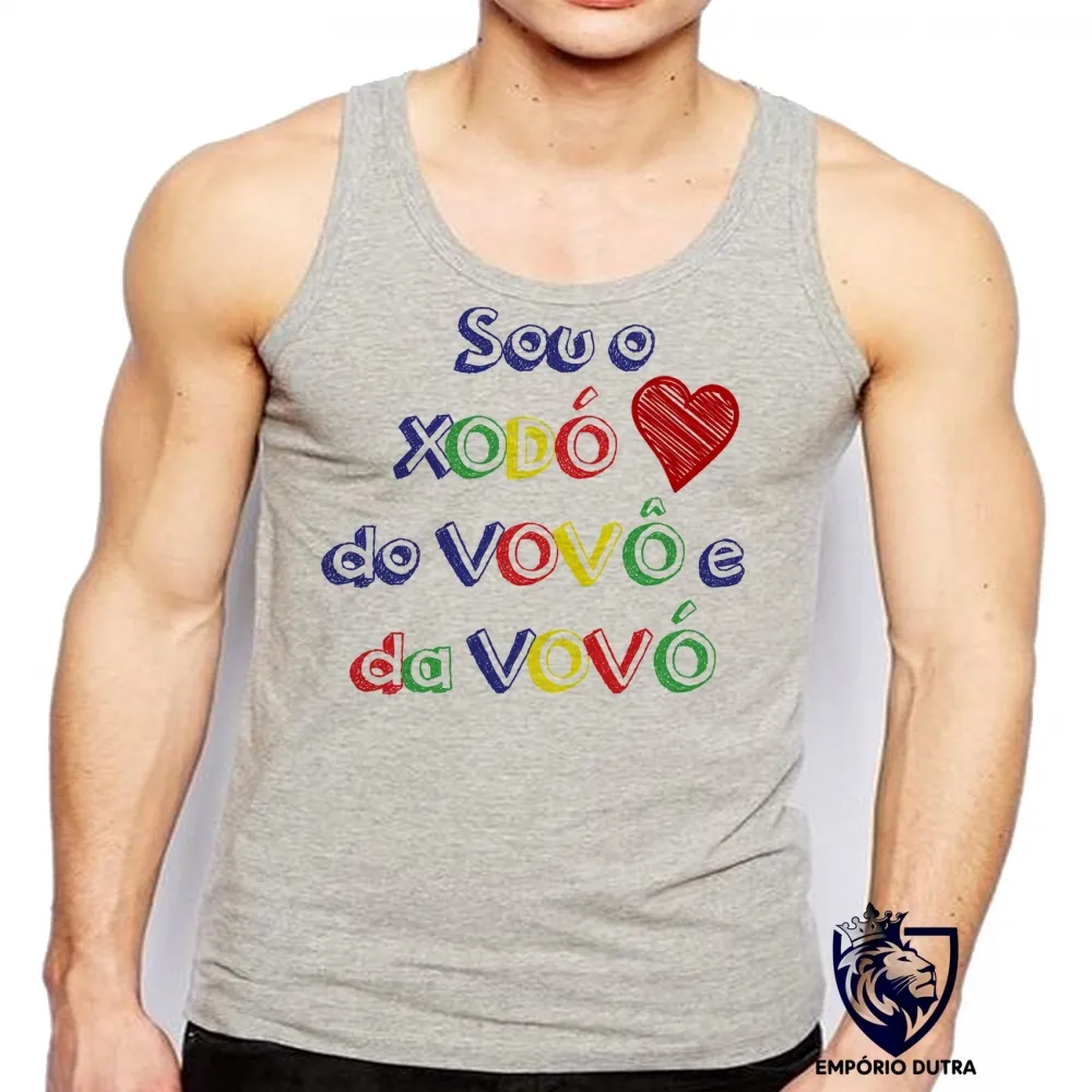 Camiseta Regata adulto ou infantil Sou o Xodó do vovô e da vovó Imagem
