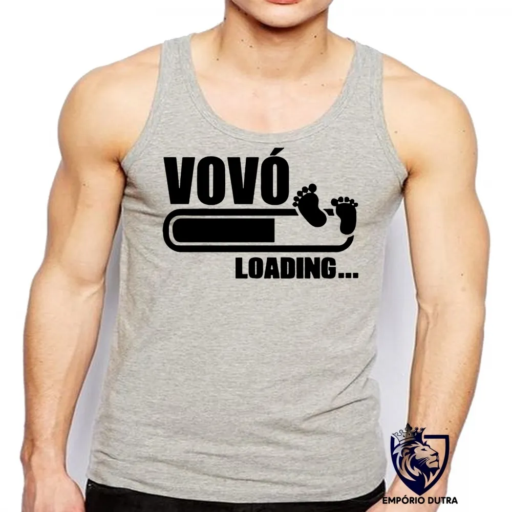 Camiseta Regata adulto ou infantil vovó presente vó mãe bateria carregando Imagem