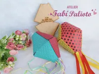 KIT25   Gabarito de Moldes  em MDF  Coleção Balões Juninos - Foto 3