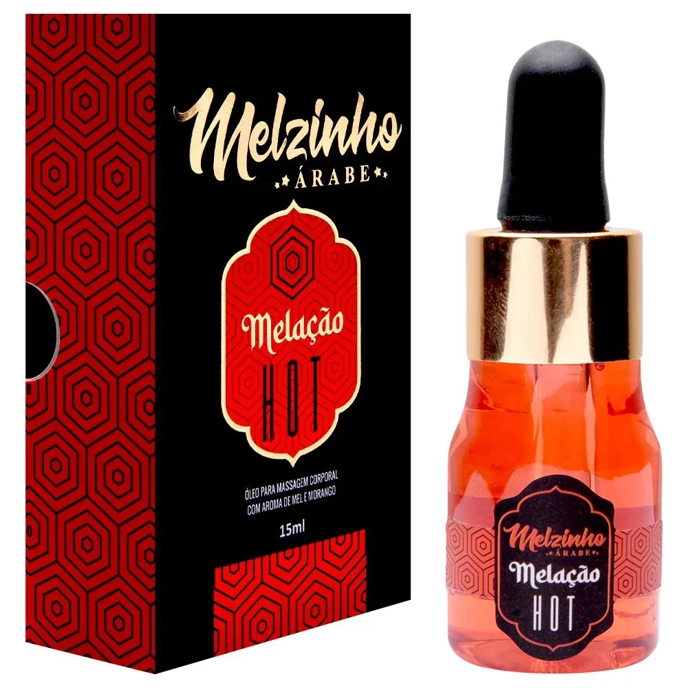 MELZINHO ÁRABE MELAÇÃO HOT AROMA MEL E MORANGO 15ML - CHILLIES.                                                                   LIBYSEXSHOP