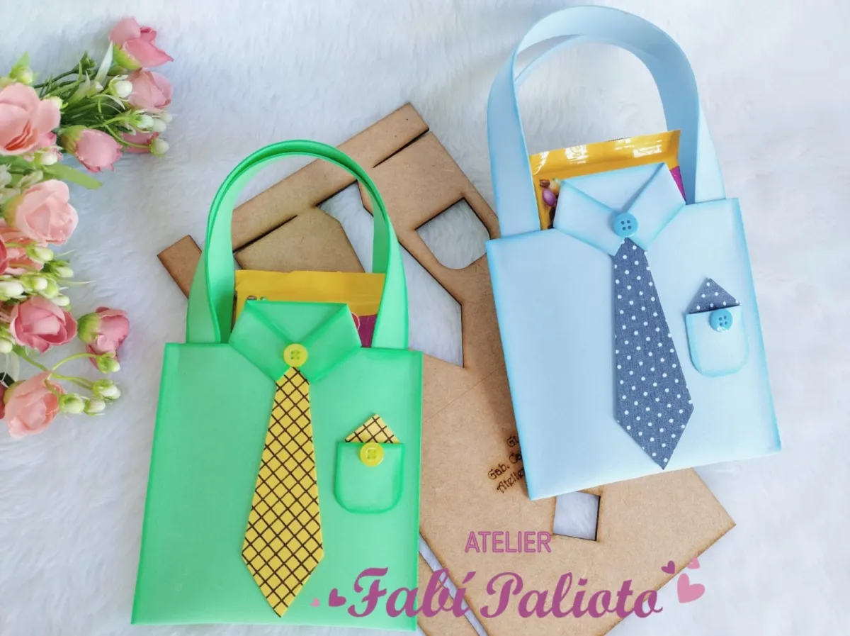 G1.664 Gabarito de Moldes  em MDF  Camisa Sacola Imagem