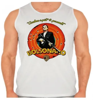 Camiseta Regata adulto ou infantil Bolsonaro Looney Tunes - Foto 2