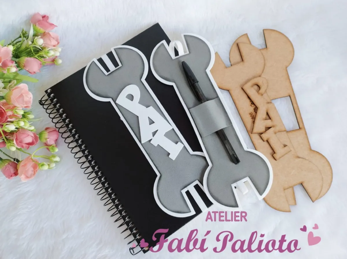 G1.666 Gabarito de Moldes  em MDF  Chave Porta Caneta