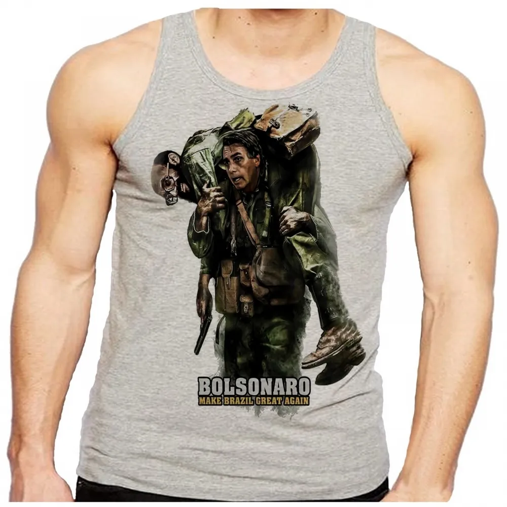 Camiseta Regata adulto ou infantil bolsonaro resgate Eneas Carneiro