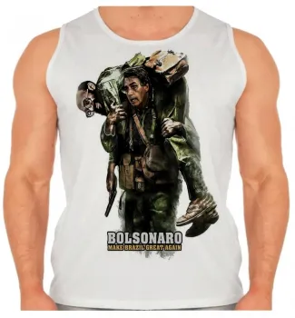 Camiseta Regata adulto ou infantil bolsonaro resgate Eneas Carneiro - Foto 2