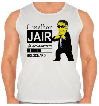 Camiseta Regata adulto ou infantil Bolsonaro Simpsons Melhor Jair acotumando - Foto 2