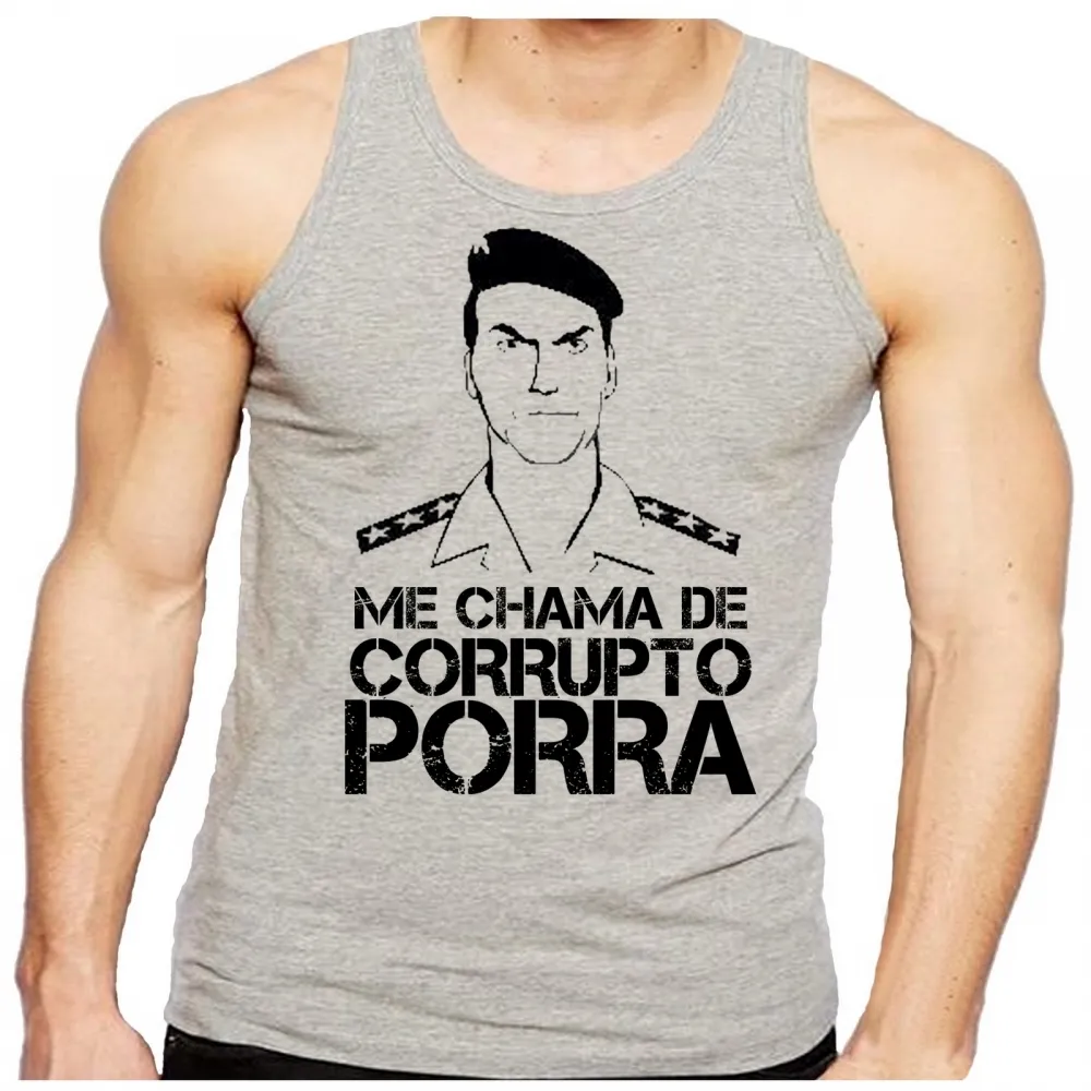 Camiseta Regata adulto ou infantil Bolsonaro soldado guerra