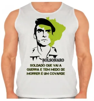 Camiseta Regata adulto ou infantil Bolsonaro Soldado que vai a guerra - Foto 2