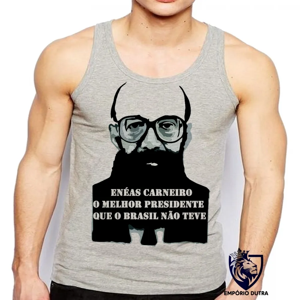 Camiseta Regata adulto ou infantil Enéas Carneiro direita Brasil Imagem