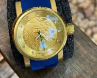 Relógio Invicta Yakuza 41143 Banhado Ouro18k Original Eua + Frete Grátis - Foto 3