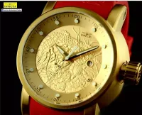 Relógio Invicta Yakuza 41140 Banhado Ouro18k Original Eua + Frete Grátis - Foto 5