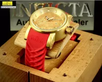Relógio Invicta Yakuza 41140 Banhado Ouro18k Original Eua + Frete Grátis - Foto 6